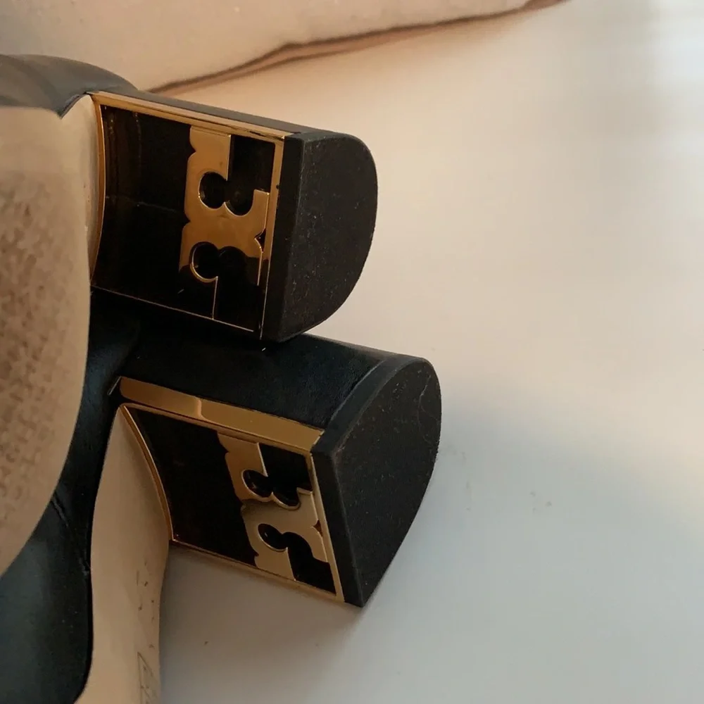 Tory Burch Woman’s Gigi Black Leather Boots - Picture 11 of 15